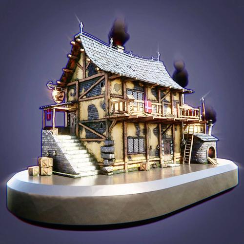 Medieval House 007 - Blacksmith preview image